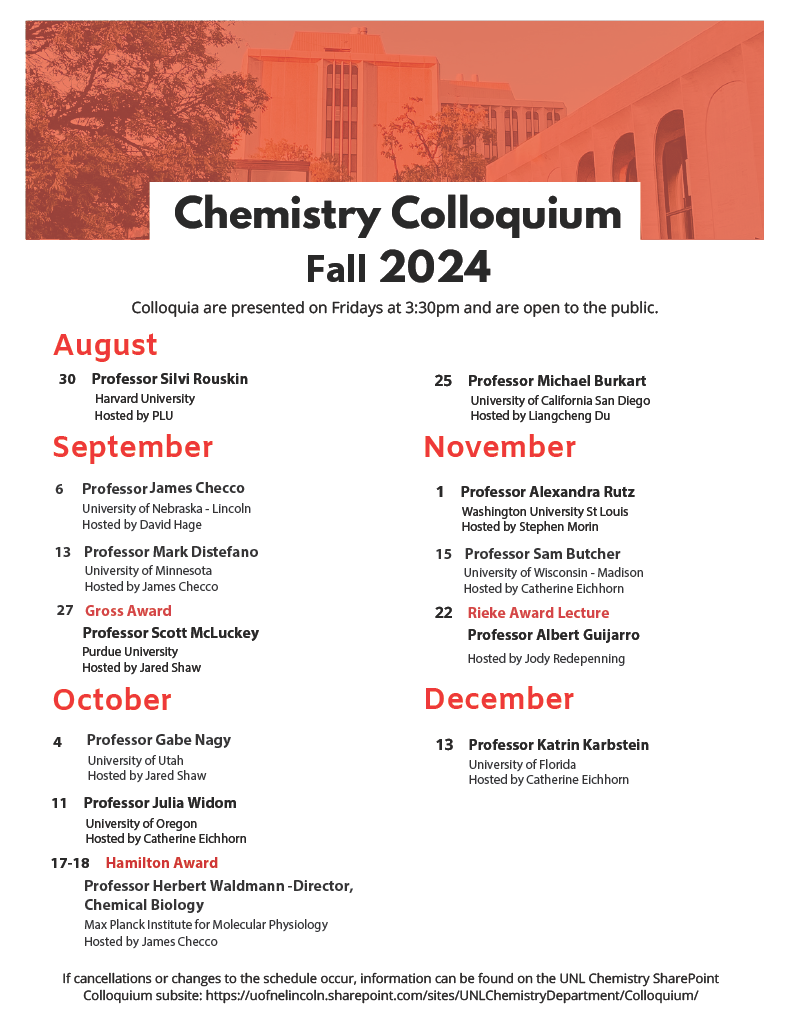 Spring 2024 Colloquium Schedule