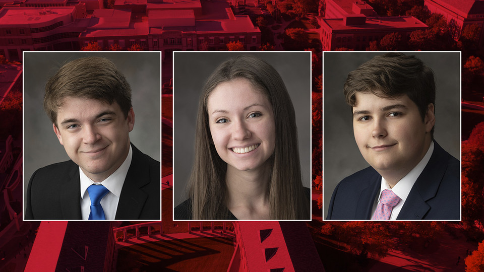Three Huskers named Goldwater Scholars