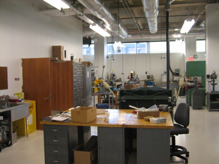 Staff and student work area