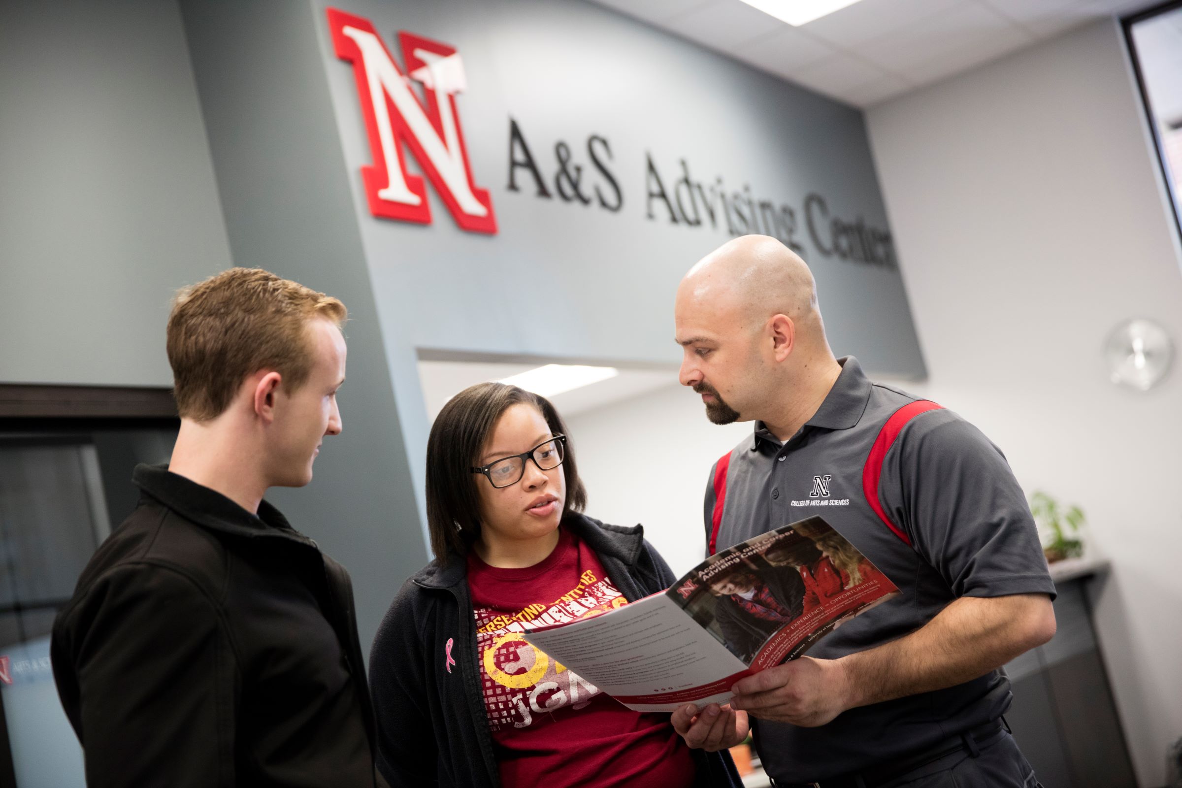 People in the Academic and Career Advising Center