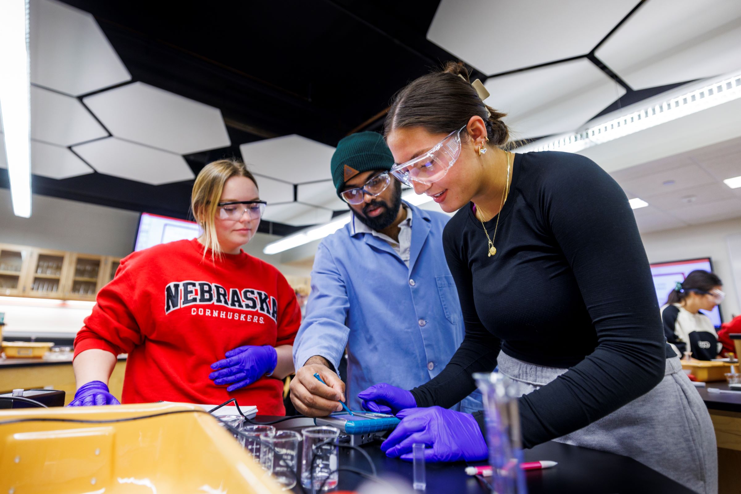 Students in lab