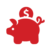 Piggy bank icon